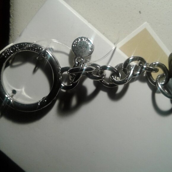 NEW!  Michael Kors Soft Light Blue Leather Fringe Keychain - Picture 5 of 9